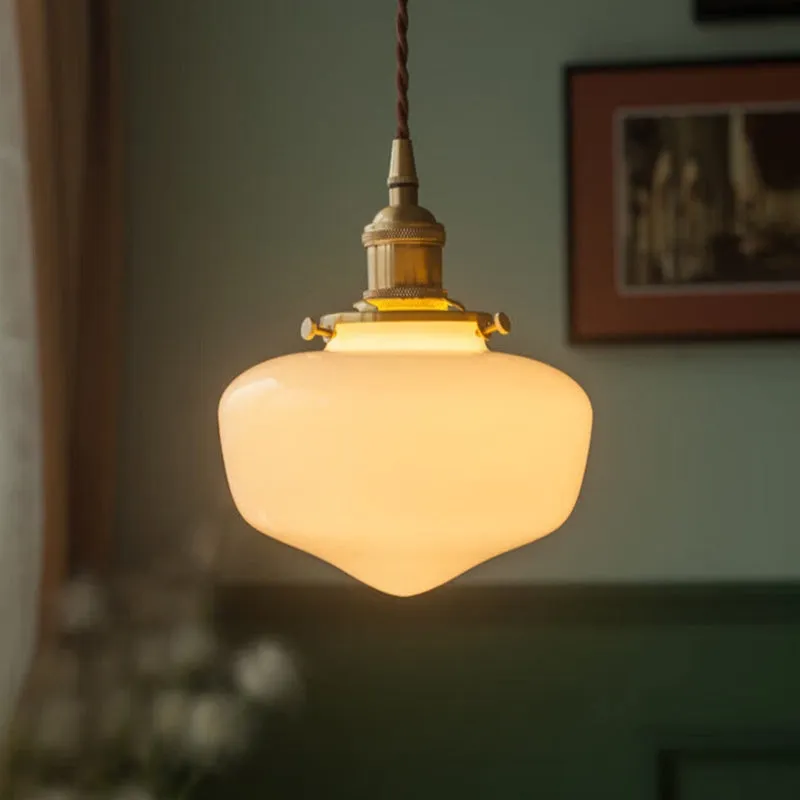 Radiant Lantern Retro Glass Pendant Light D954