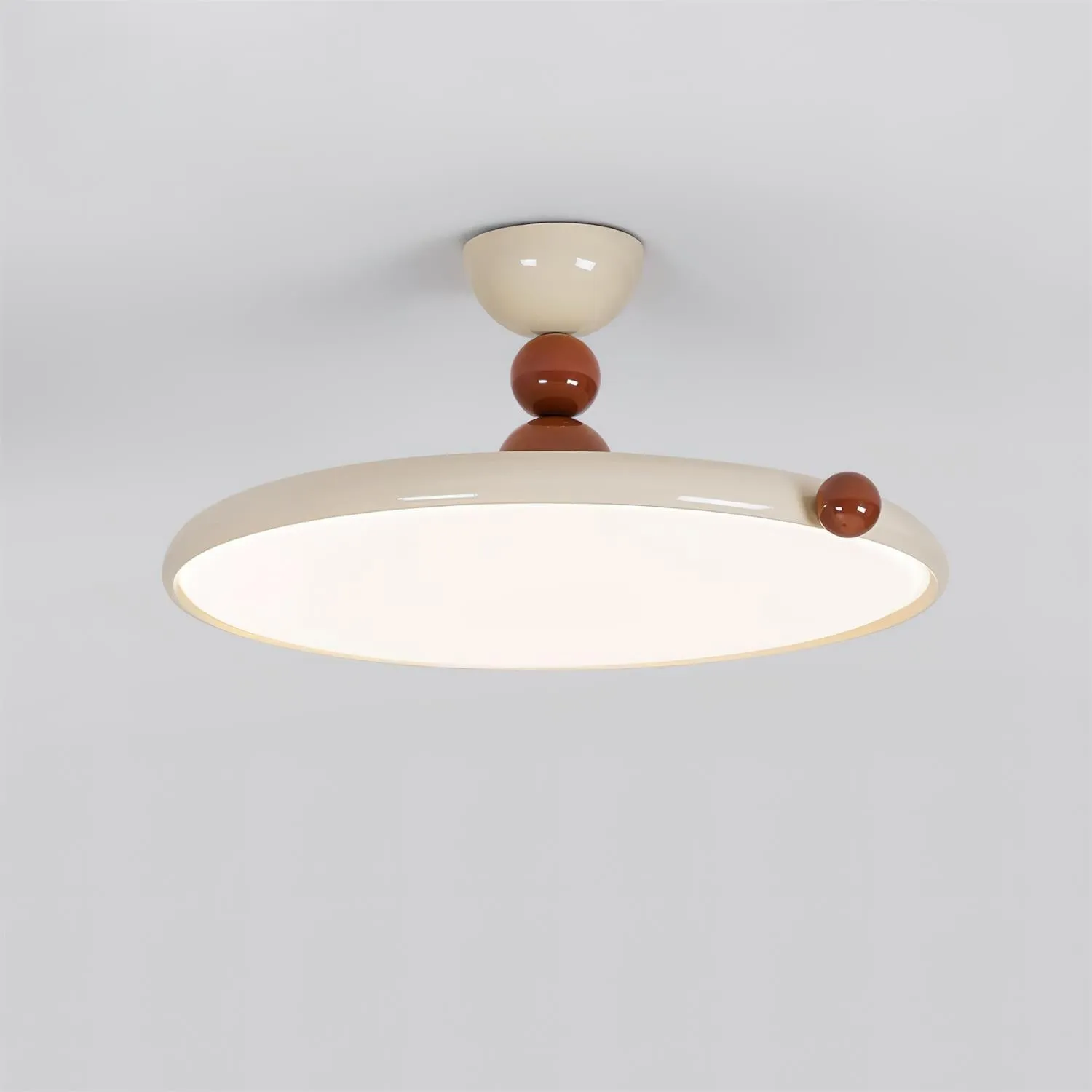 French Style Retro Round Flying Disc Ceiling Lamp M235
