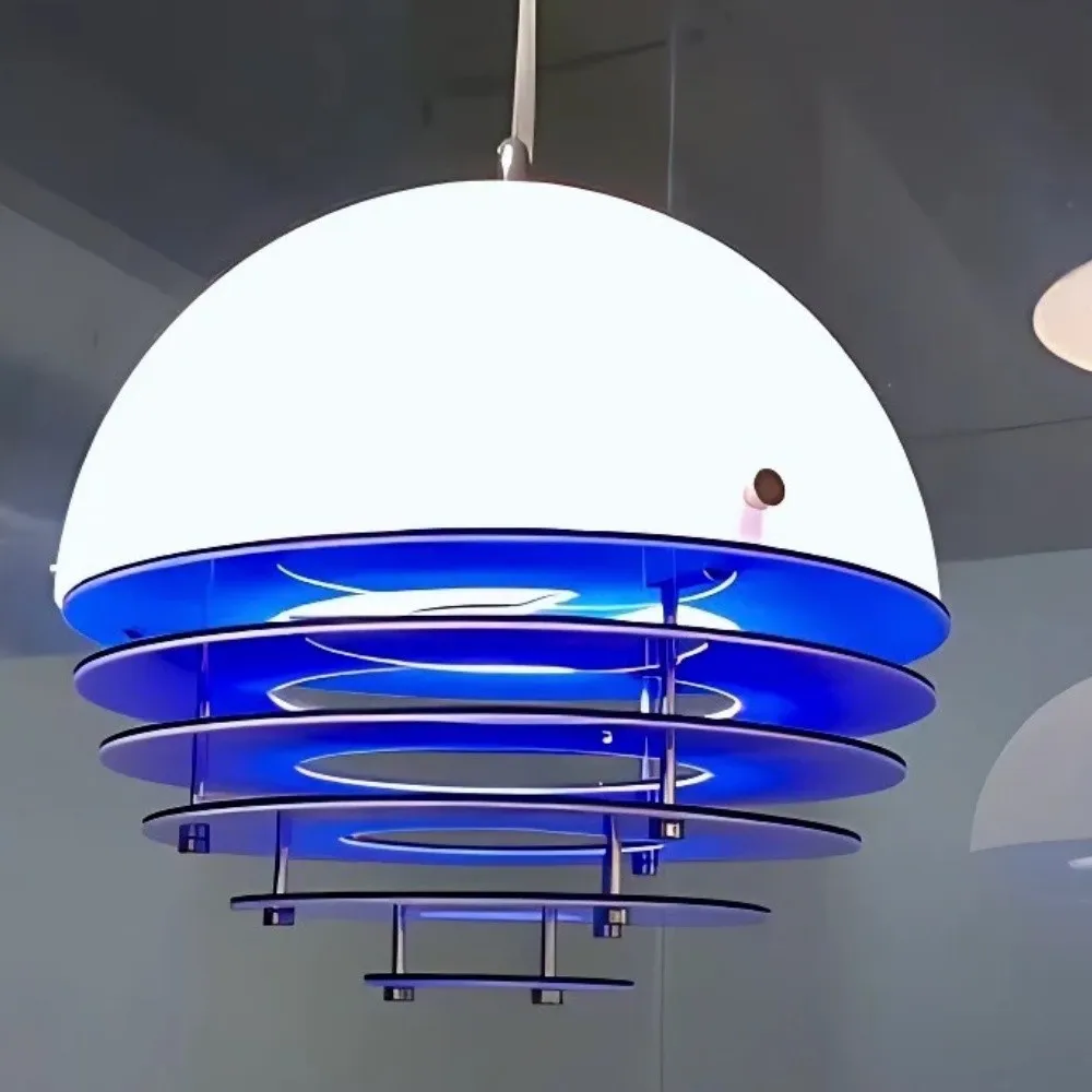 Bauhaus Sunset Ambient Pendant Lamp - Glass Acrylic Pendant Lamp S192