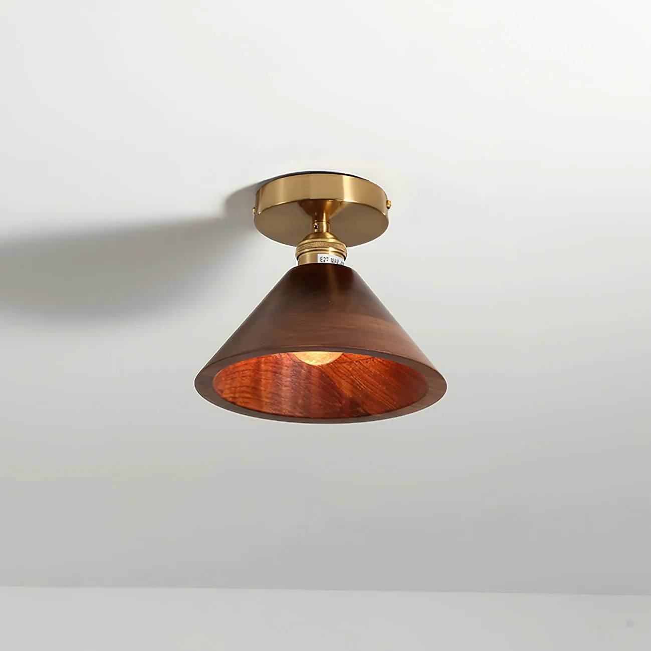 Collar Wood Ceiling Lamp D235