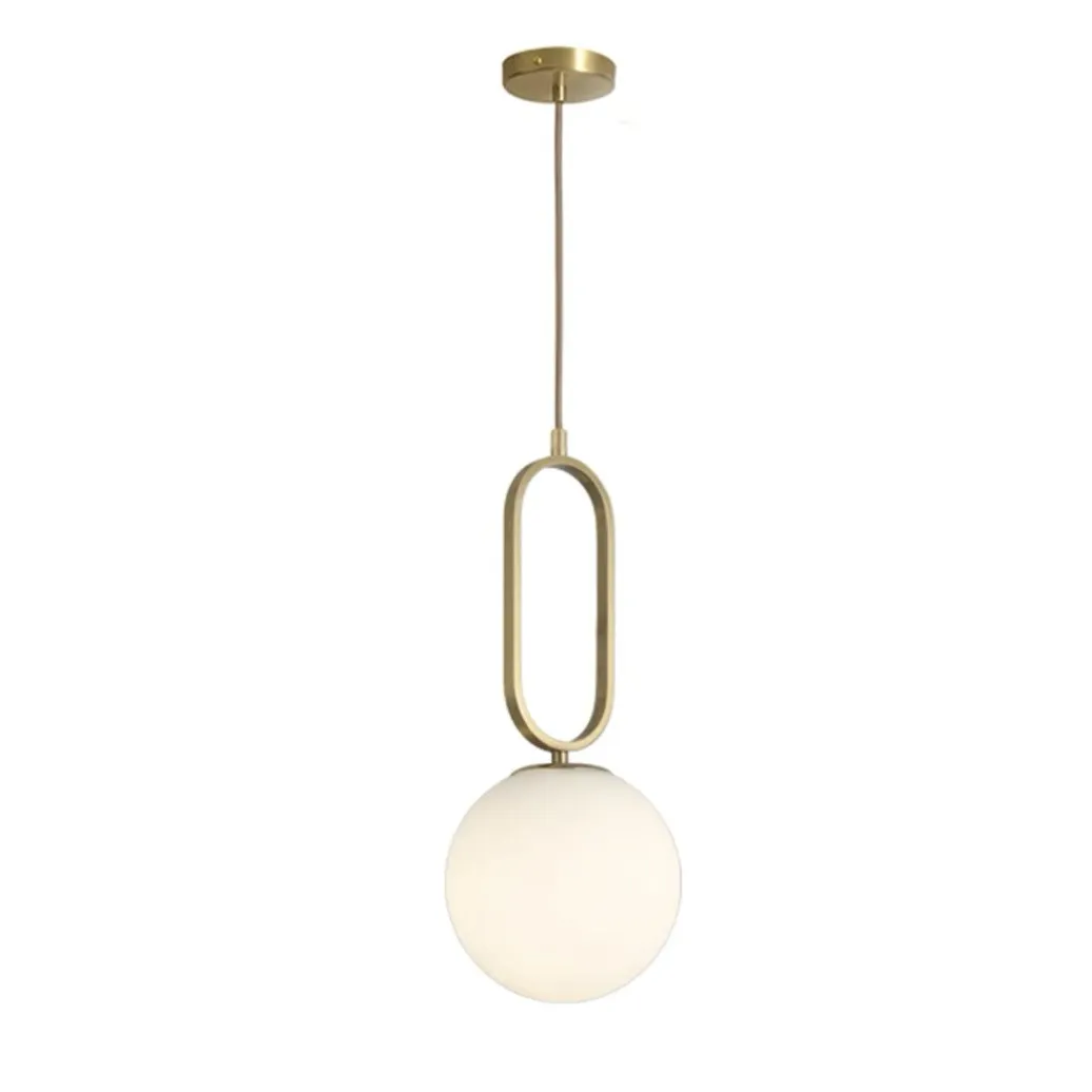 Minimalist Oval Ring Pendant Light