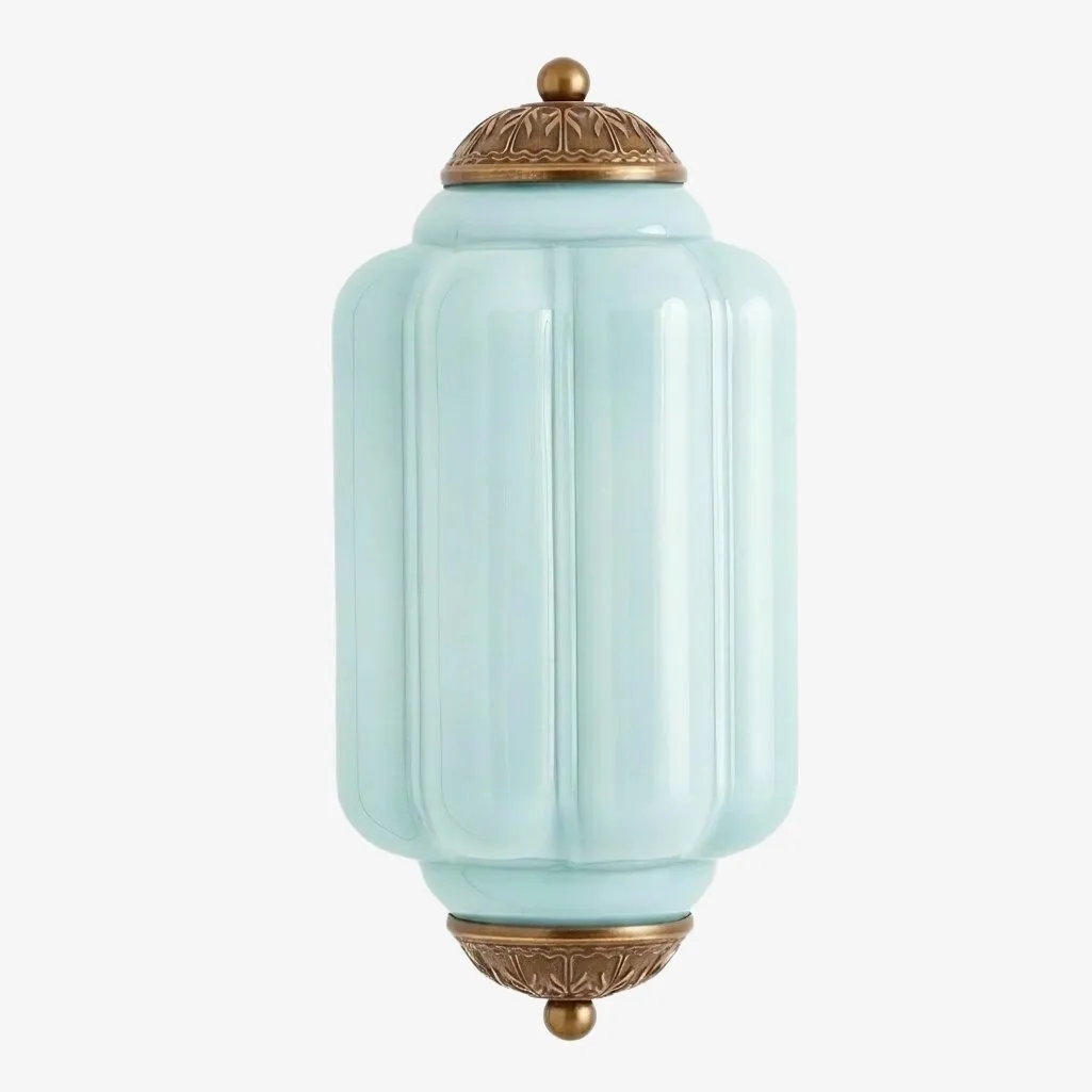 Eloise Brass Wall Sconce – Elegant Milk Glass Vintage Lighting T290