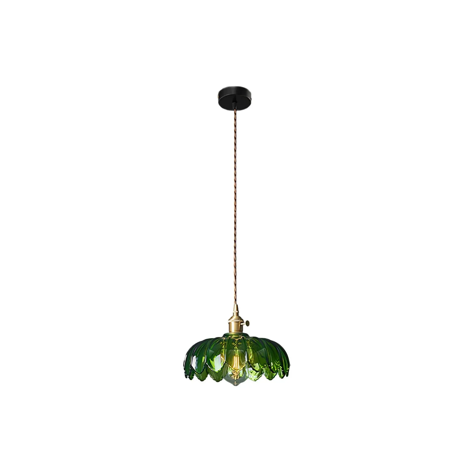 Retro Petal Green Pendant Lamp M58