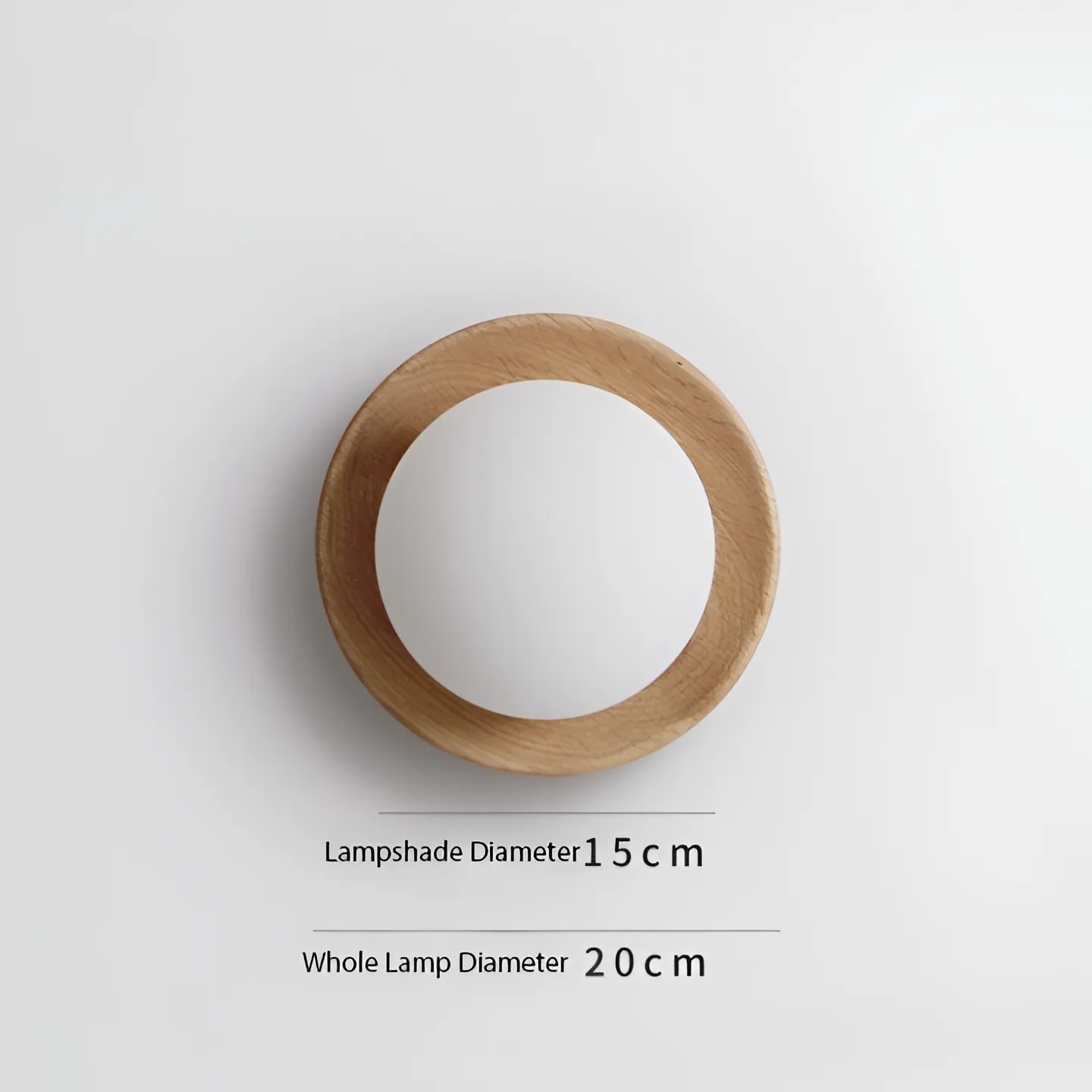 Nordic Minimalist Natural Wood LED Wall Light D780