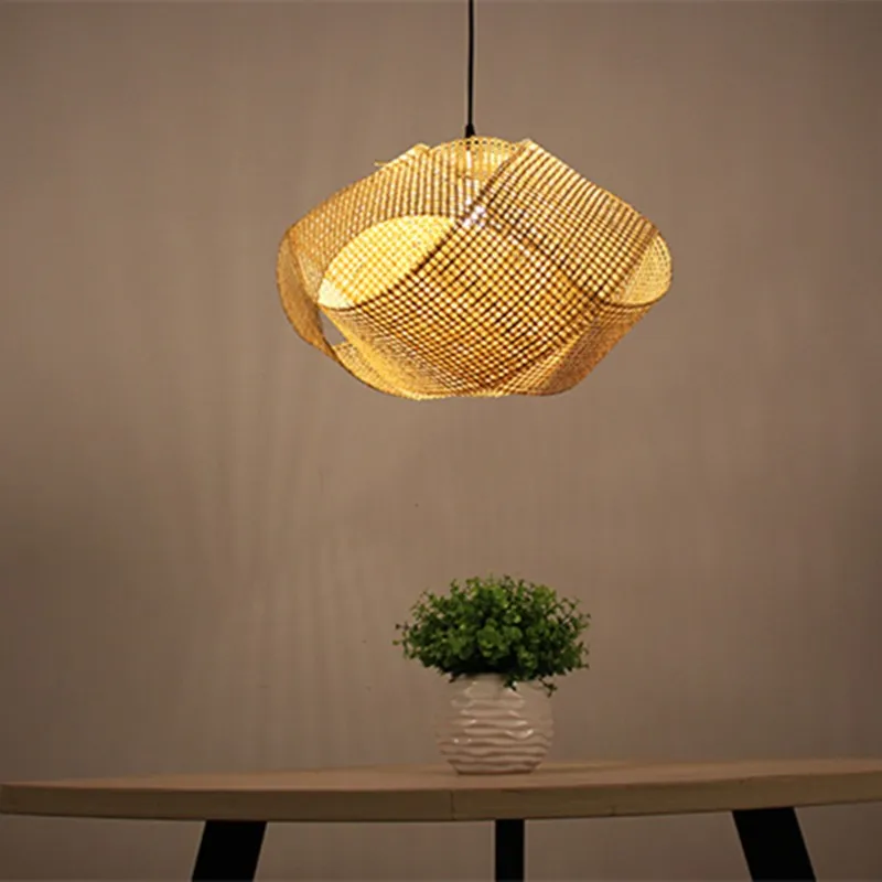 Southeast Asian Style Rattan Chandelier