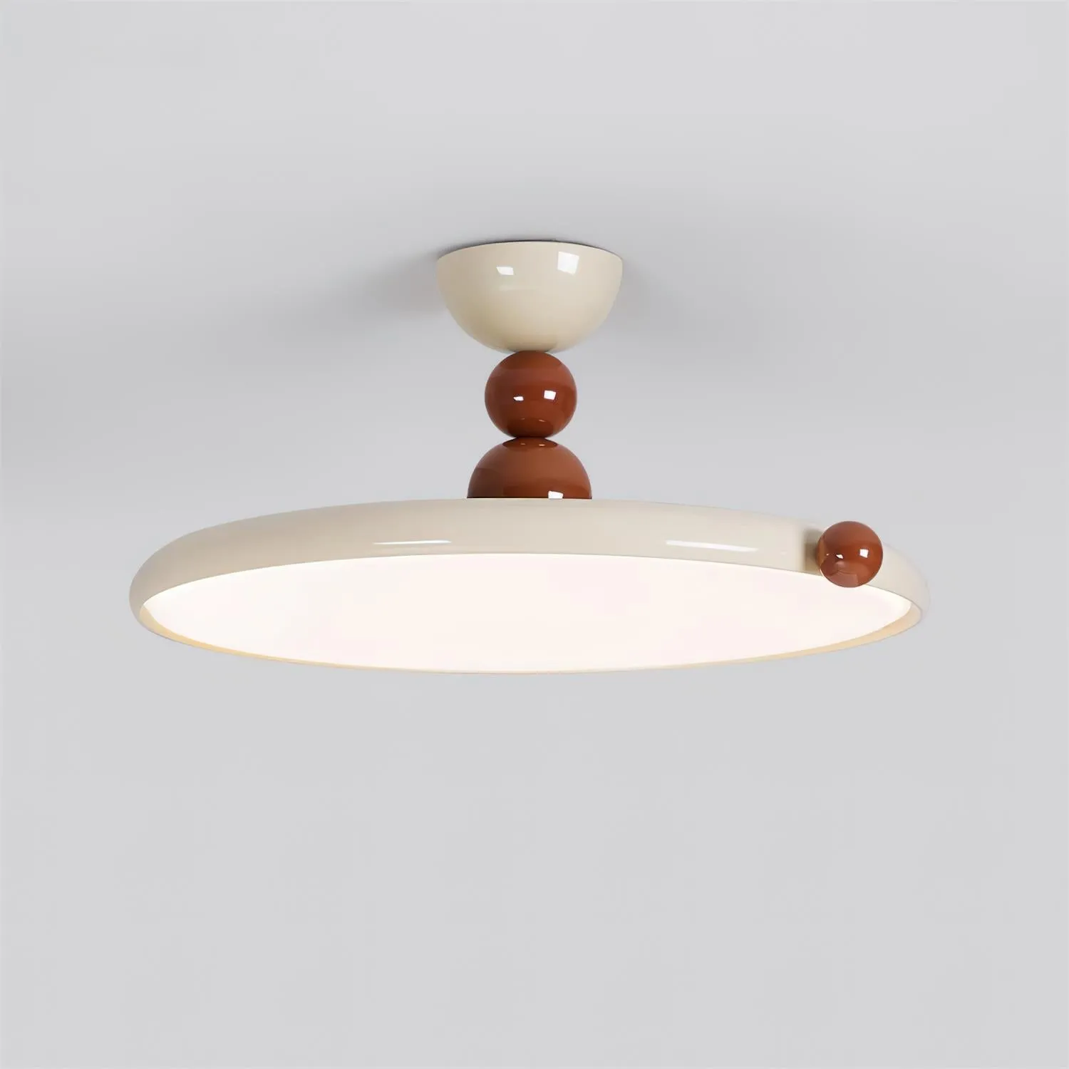 French Style Retro Round Flying Disc Ceiling Lamp M235