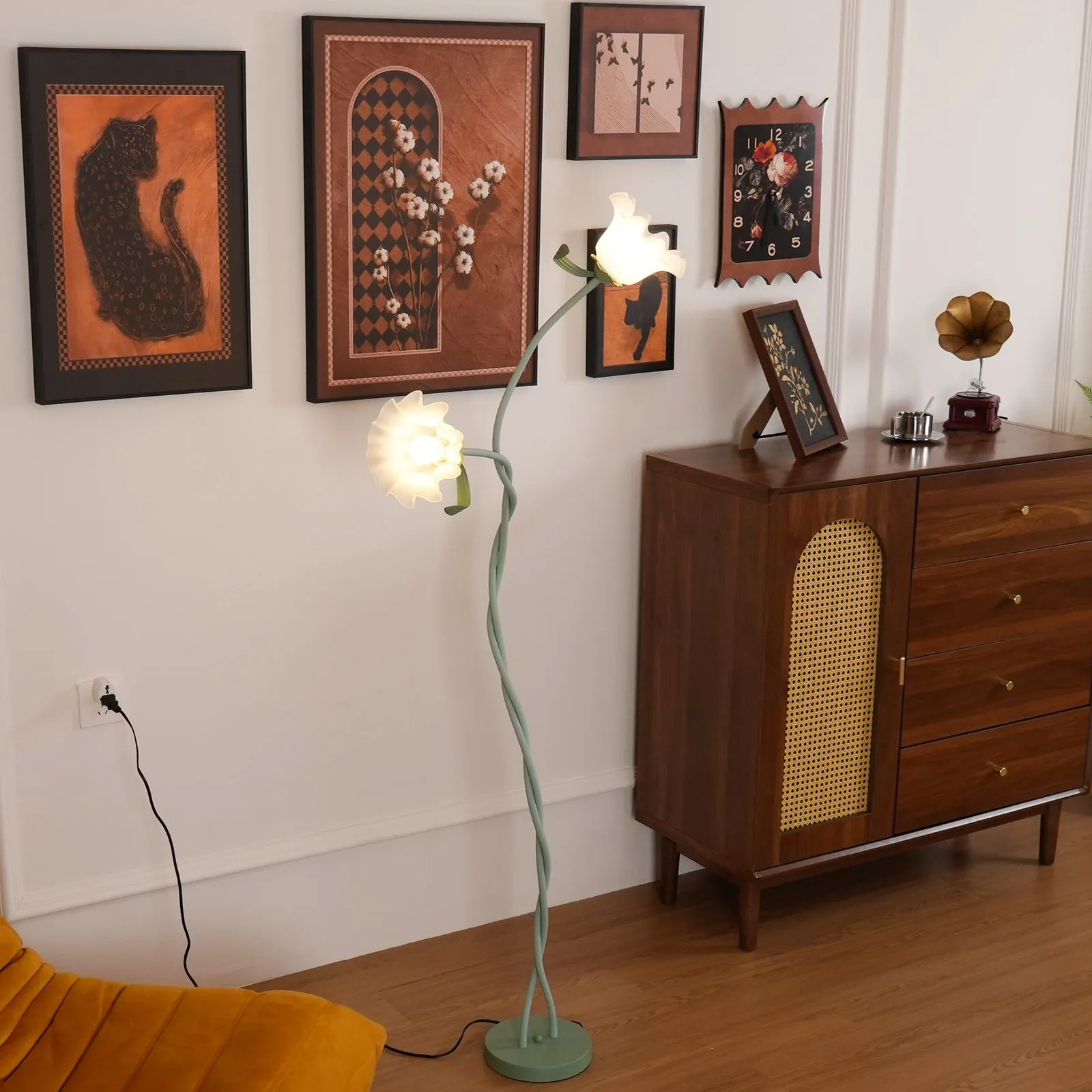 Creative Multi-Head Winding Flower Shape Floor Lamp M175