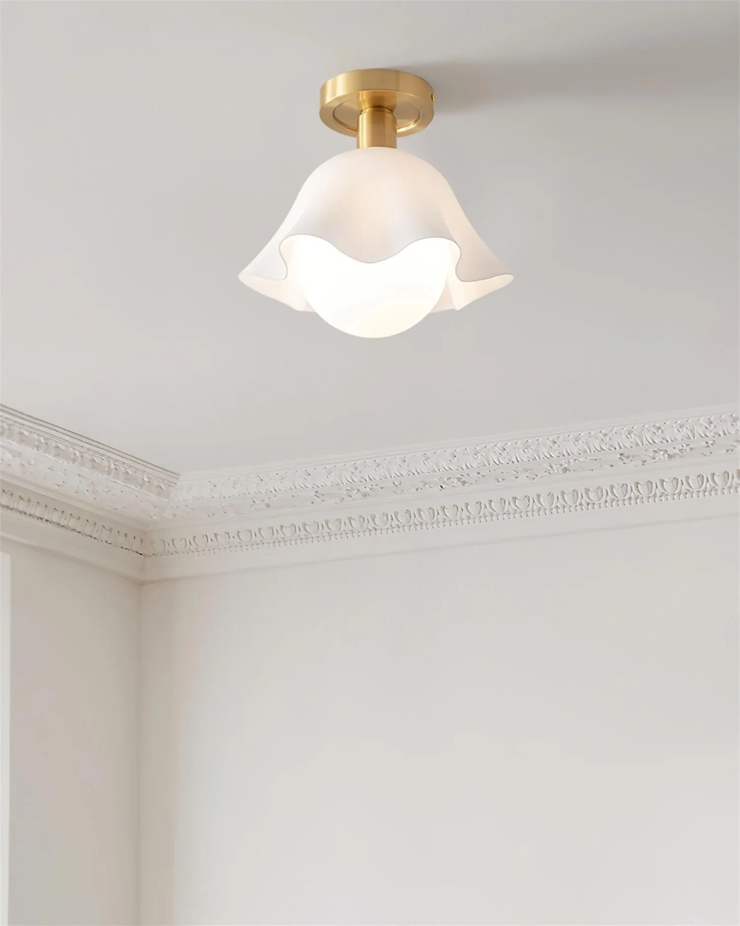 French Flower Ceiling Light P061