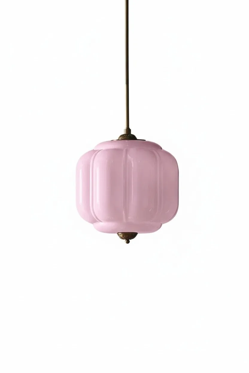 Eloise Vintage Glass Chandelier - Milk Glass Home Accent T289