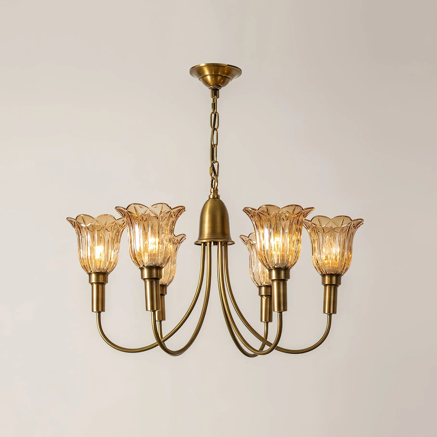 Columbia Brass Chandelier D505