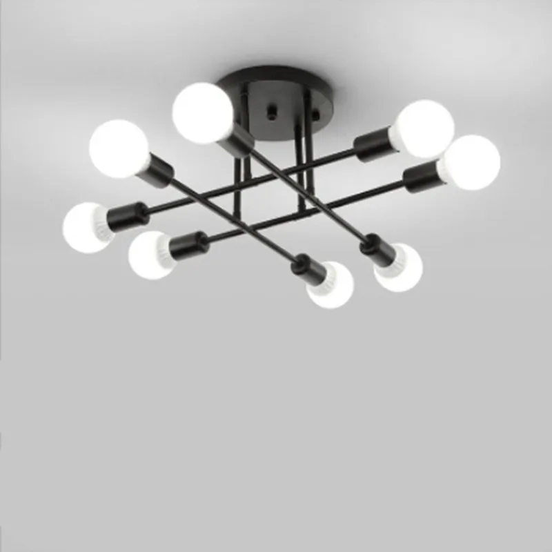 Smuxi 6/8 Head LED Industrial Iron Ceiling Light