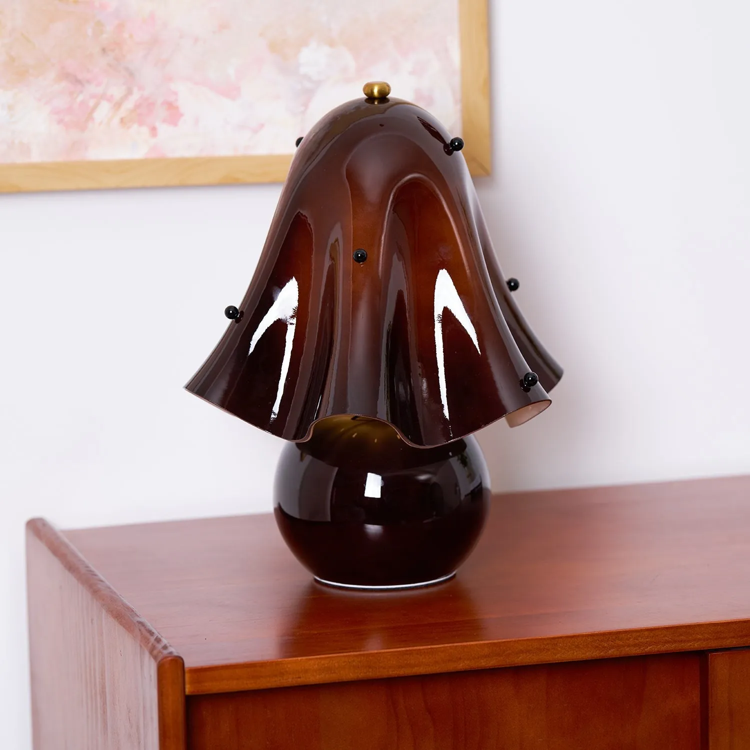 Bellina Decorative Table Lamp - Sculptural Bell Flower Shape T281