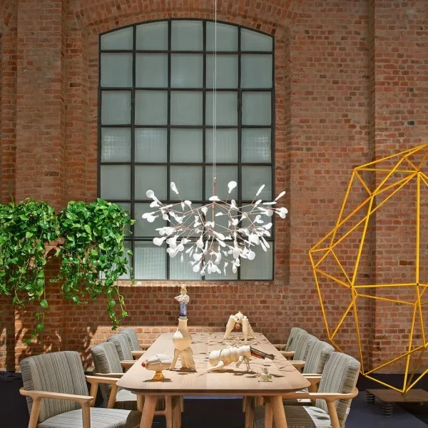 Scandinavian Branching LED Chandelier for Living Room