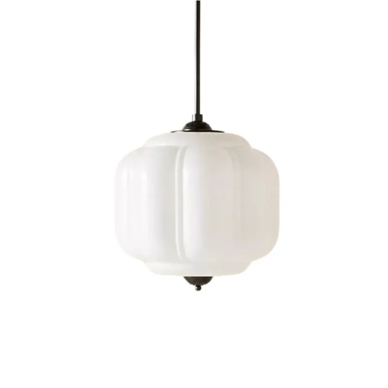 Vintage Cream Glass Pendant Light – Eloise Retro Chandelier S195