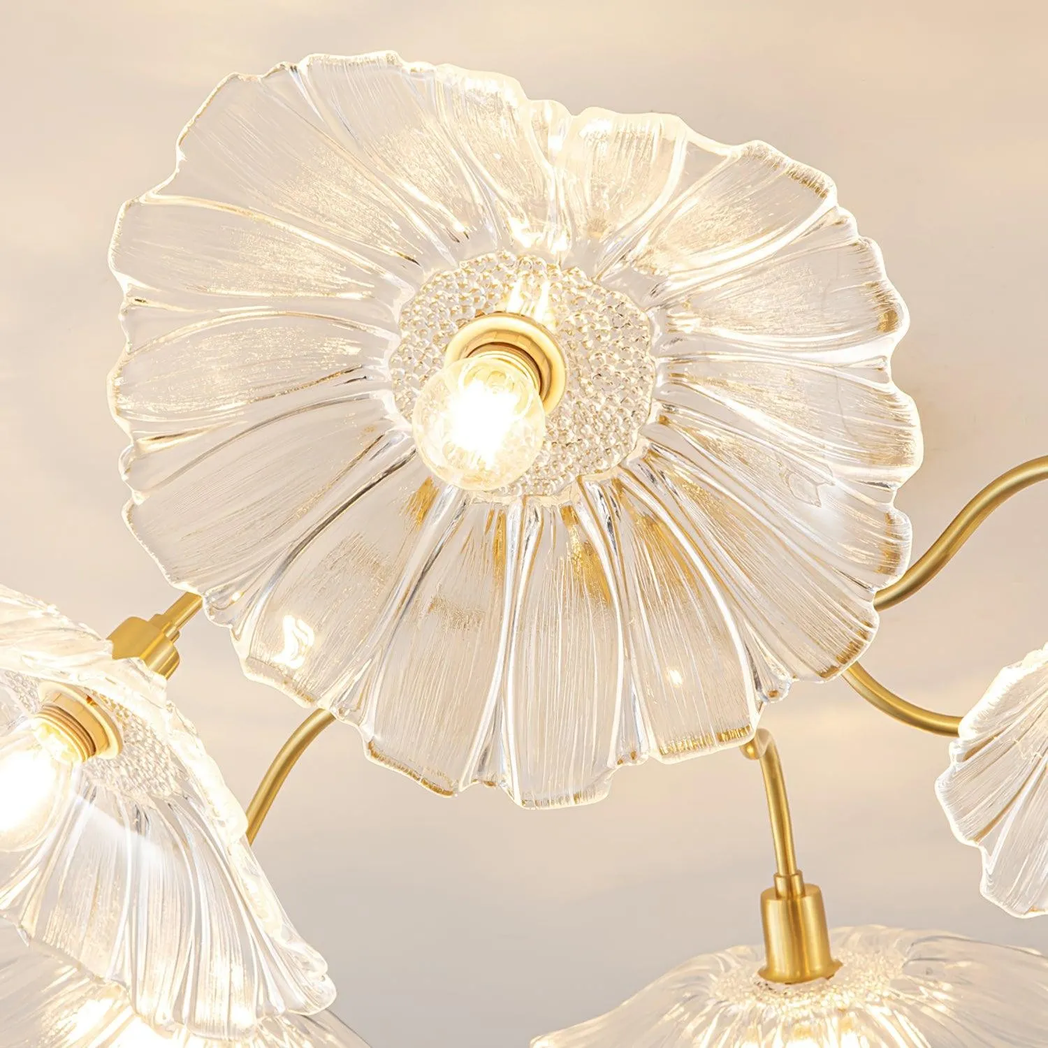 Murano Glass Flowers Ceiling Light P049