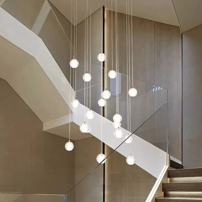 Crystal Ball Pendant Light For Living Room