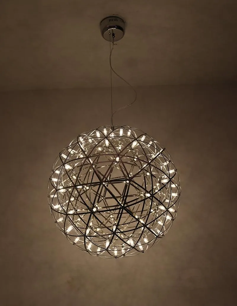 Silver Spark Ball Pendant Light T204