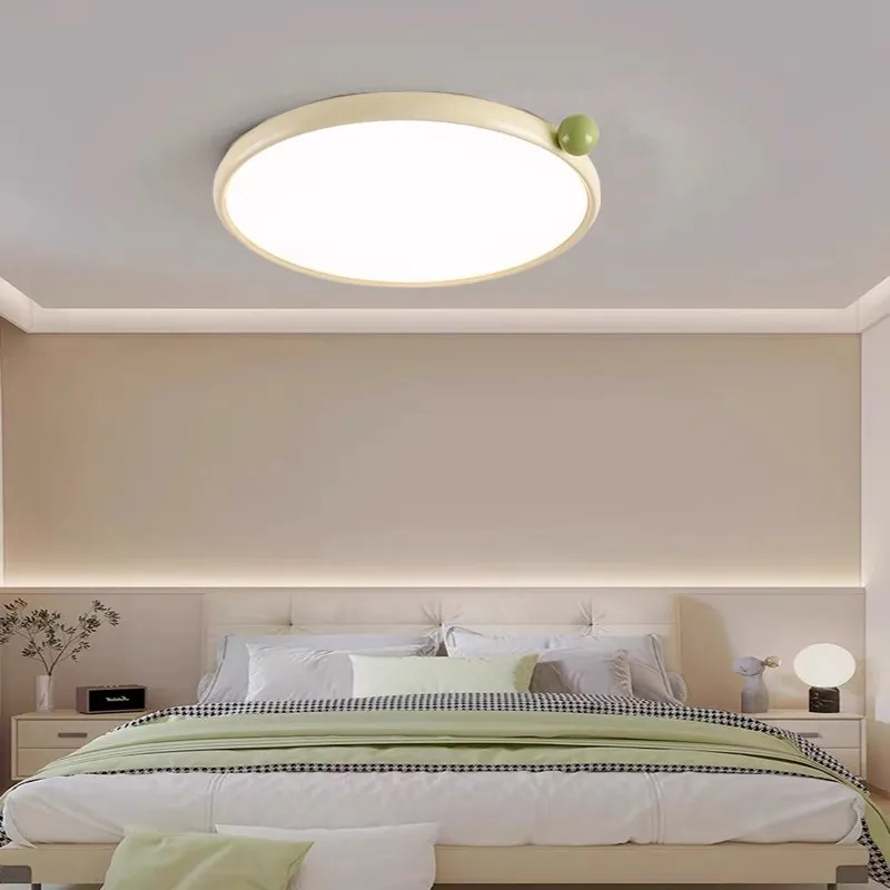 Minimalist Disc Cream Style Ultra-thin Ceiling Lamp M543