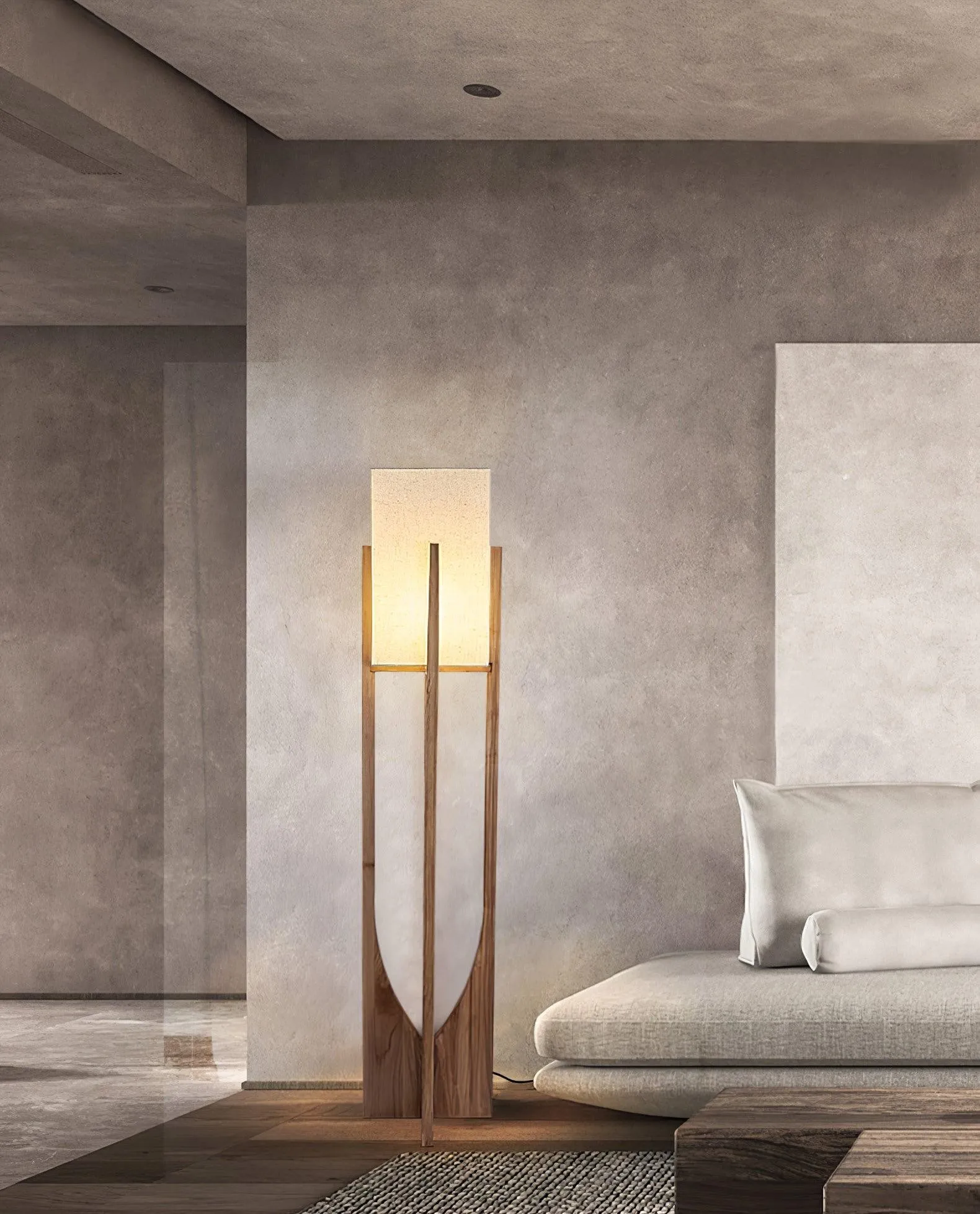 Vintage Wabi Style Floor Lamp M382