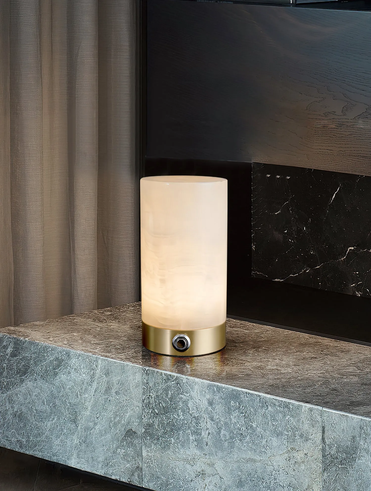 Totem Alabaster Table Lamp D499