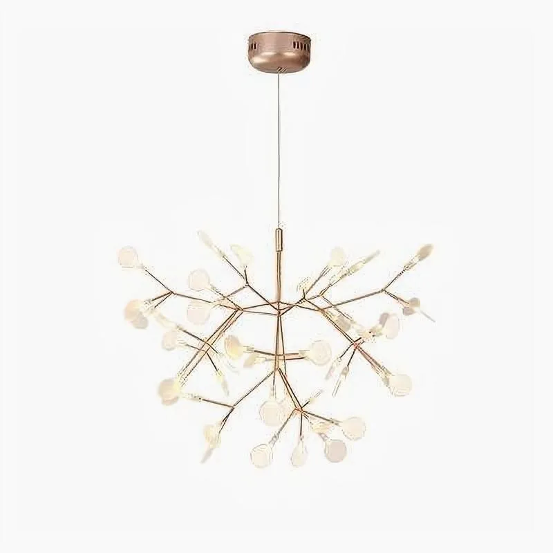 Scandinavian Branching LED Chandelier for Living Room