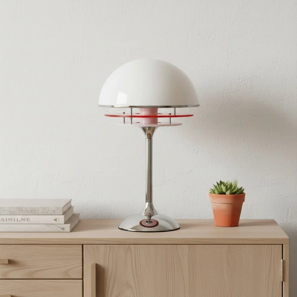 Afterglow Sunset Glow Geometric Table Lamp - Modern Sculptural Style for Desk Bedside Living Space T557