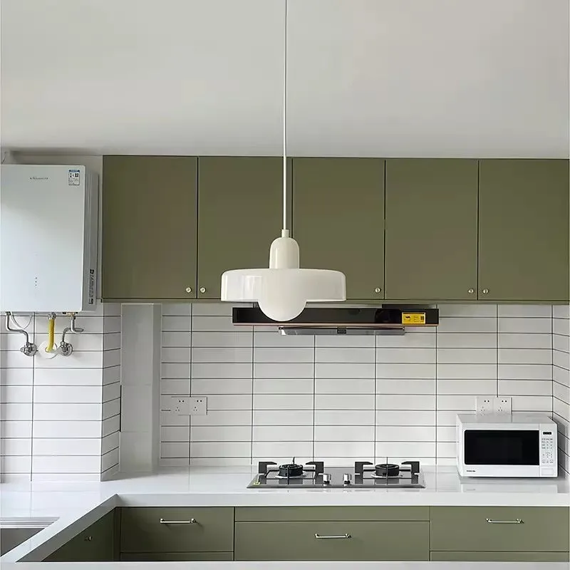 Morandi Glass Disc Orb Pendant Lamp S85