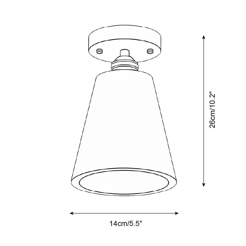 Collar Wood Ceiling Lamp D235
