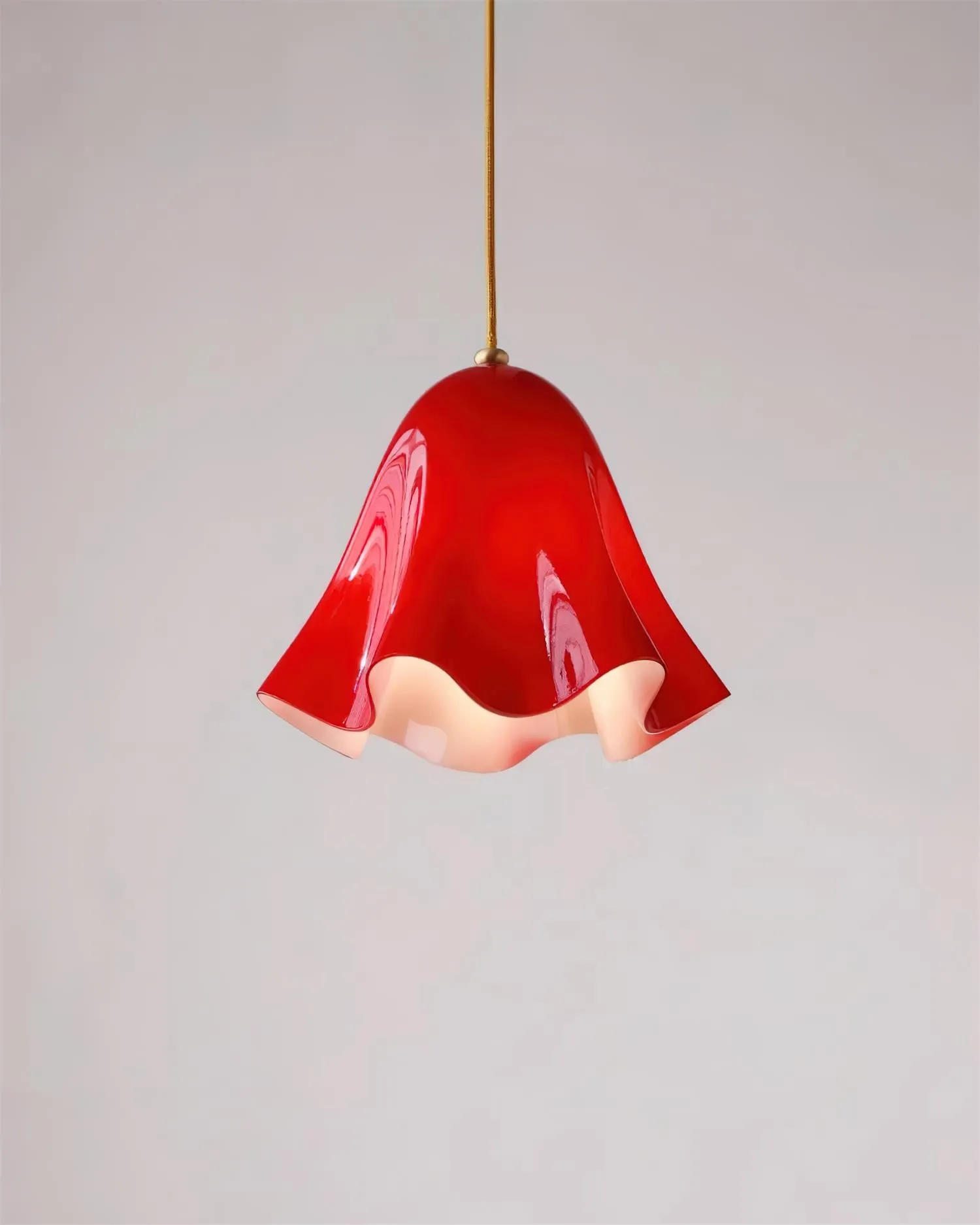 Bellina Artistic Glass Pendant Light - Modern Bloom Inspired Hanging Ceiling Lamp T279