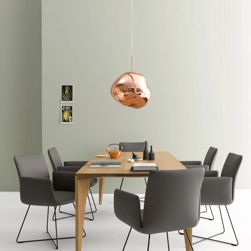Dynamic Surface Pendant Light For Living Room S09