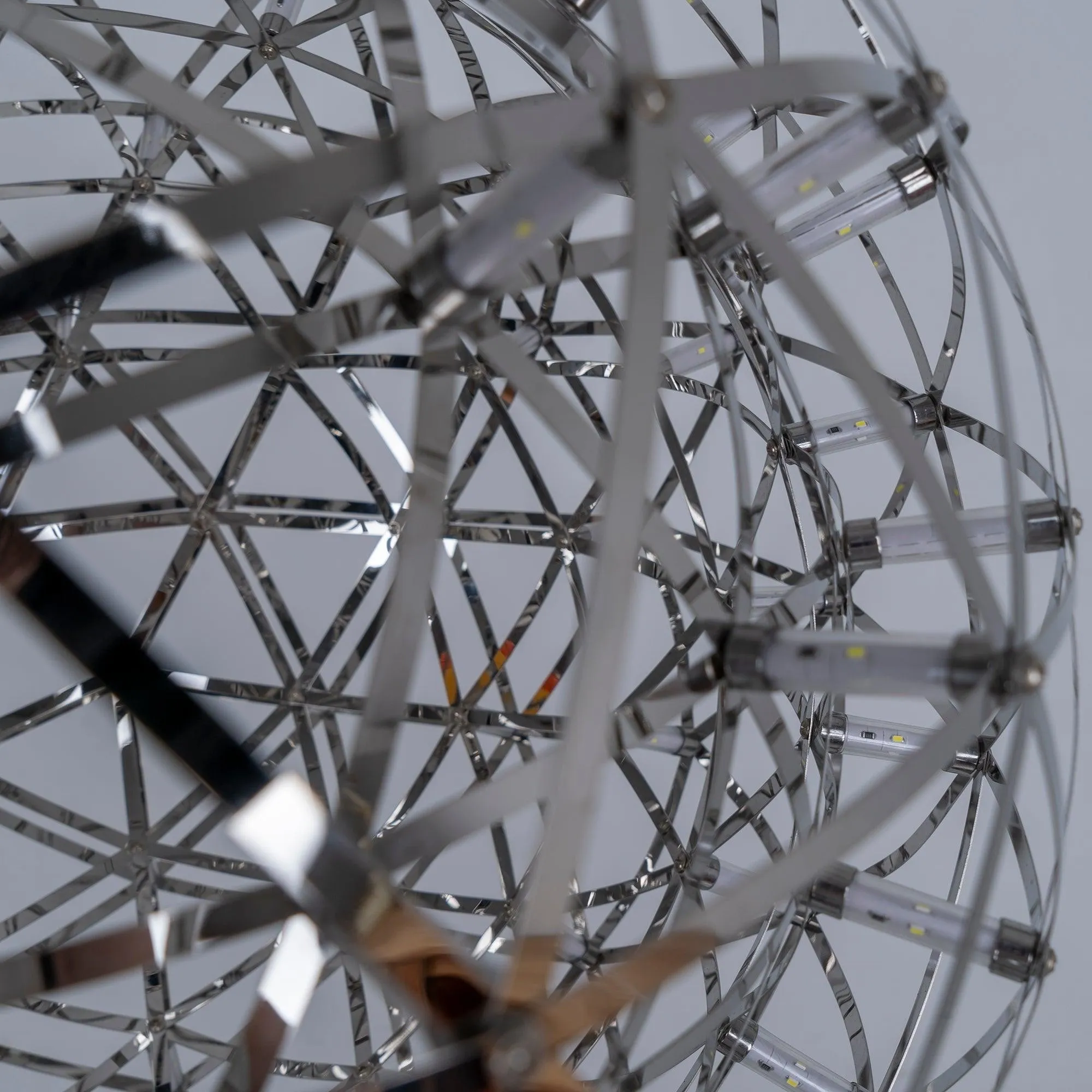 Silver Spark Ball Pendant Light T204