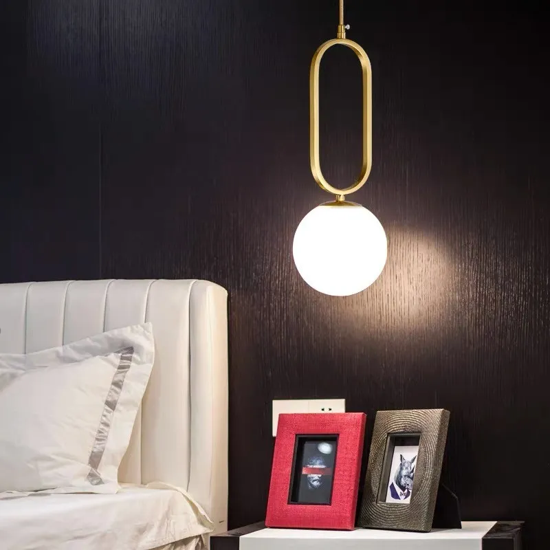 Minimalist Oval Ring Pendant Light