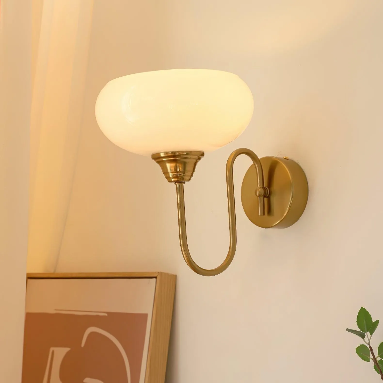 Modern Glass Geometry Wall Light for Living Room M230