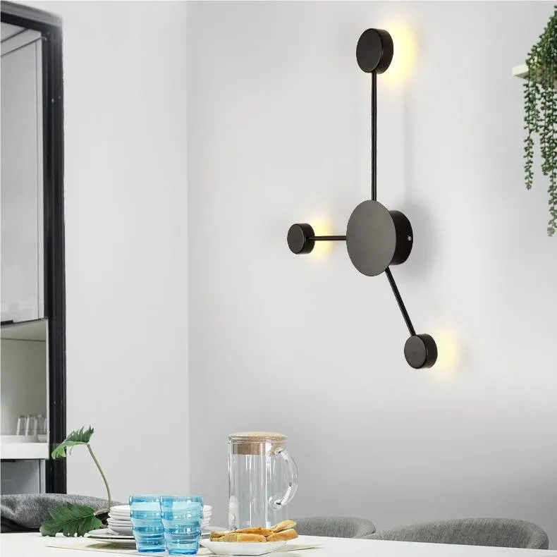 Modern Art Circle Linear LED Wall Light S102