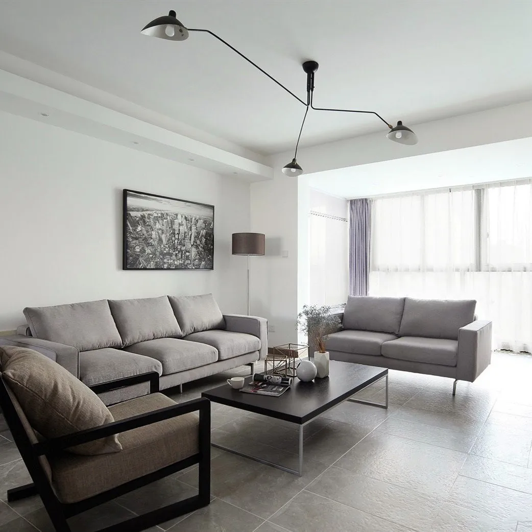 Industrial Adjustable Multi Arm Ceiling Light S17