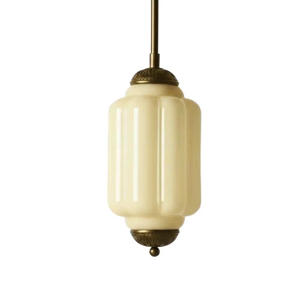 Eloise Simple Glass Irregular Lantern Pendant Lamp G23