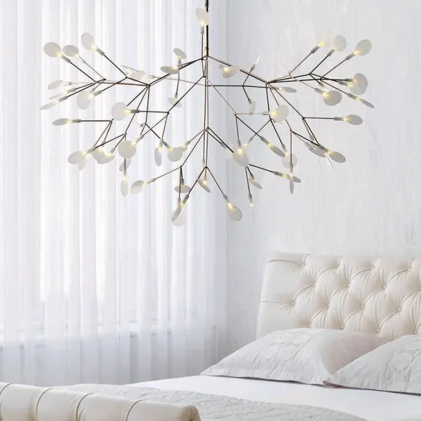 Scandinavian Branching LED Chandelier for Living Room