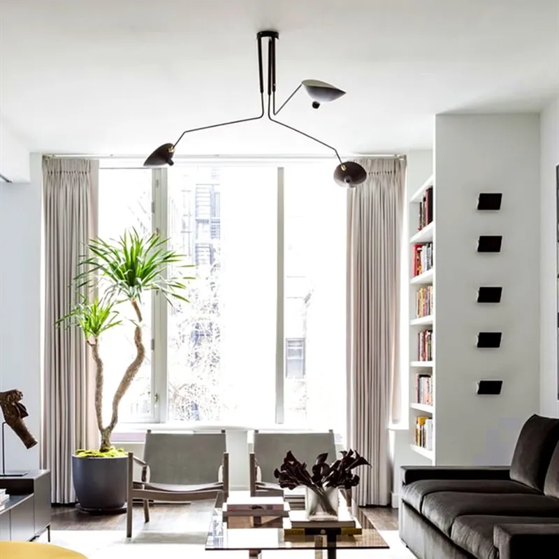 Industrial Adjustable Multi Arm Ceiling Light S17