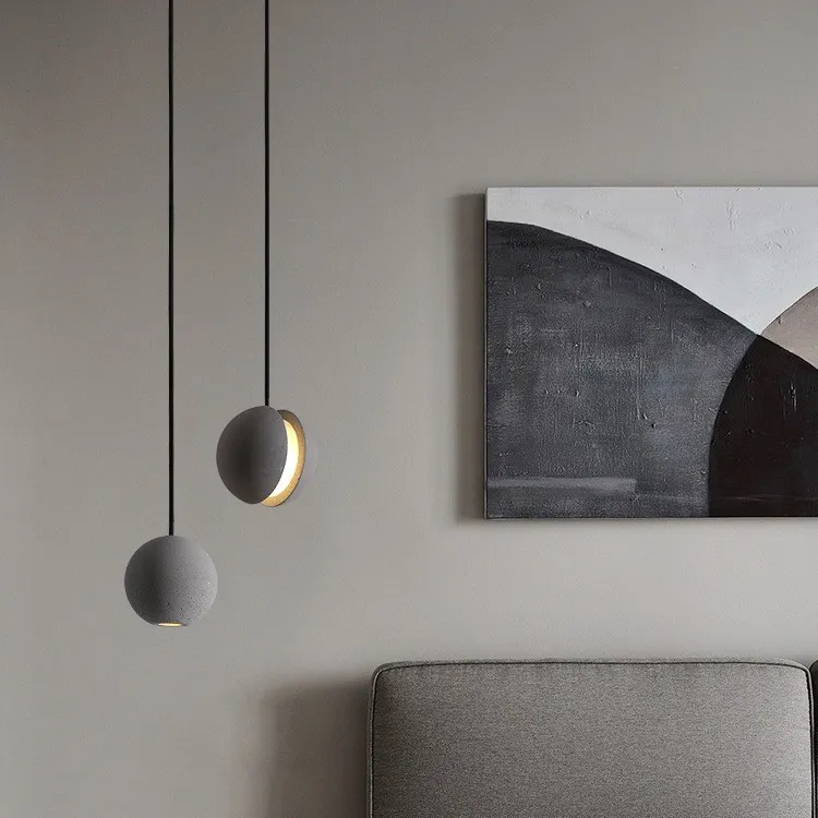 MARS Concrete Pendant Light For Living Room