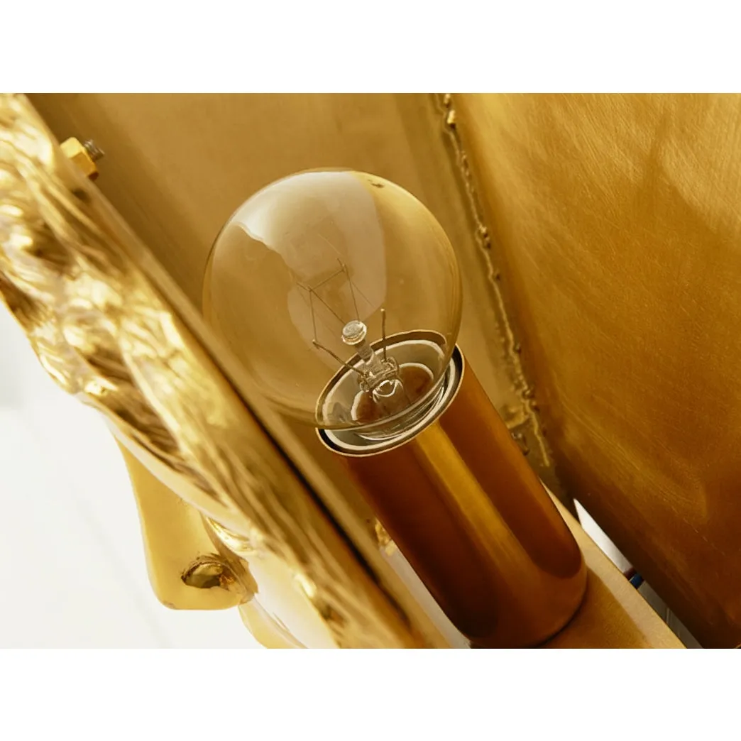 Sphinx Brass Wall Lamp D744