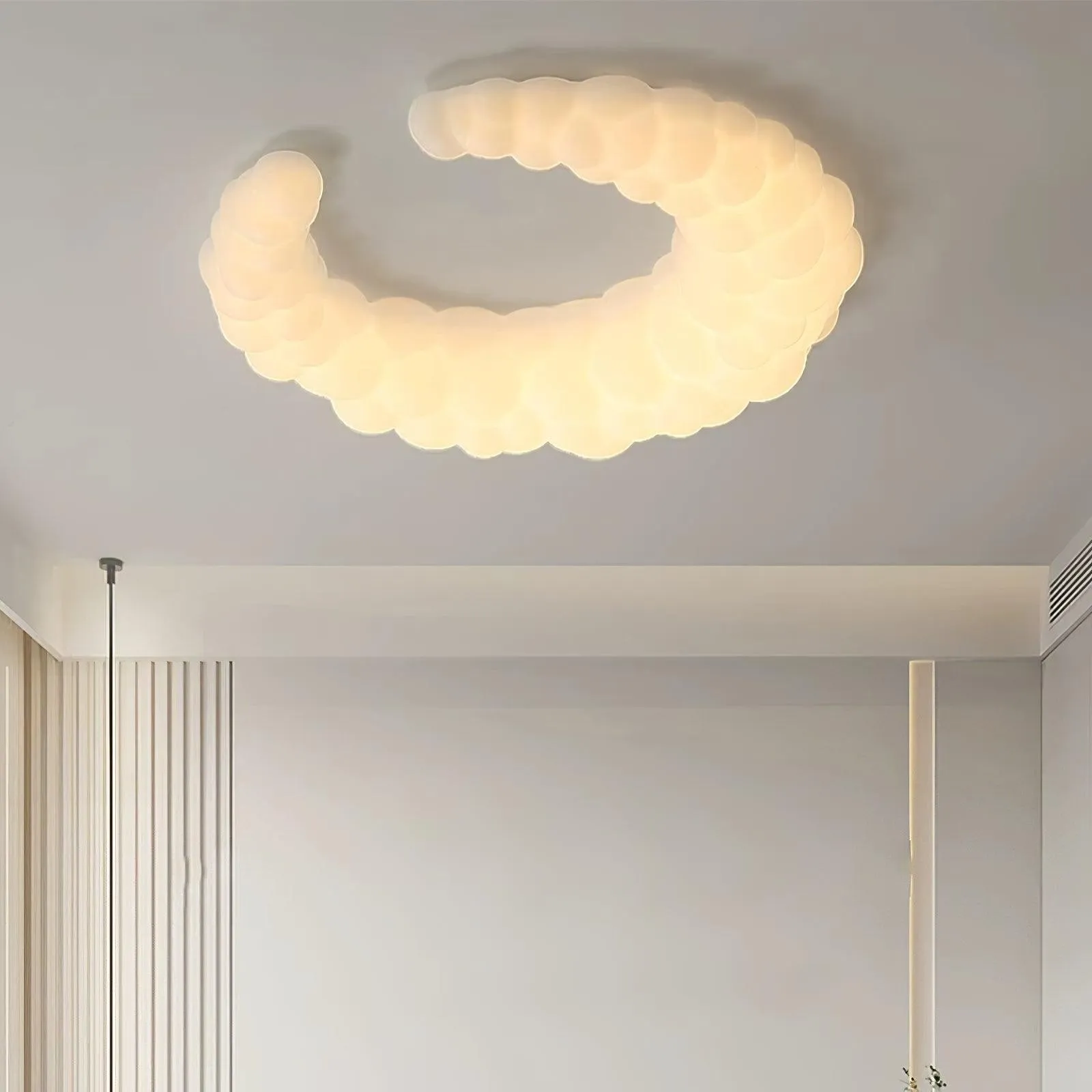 Cream Style Moon Ceiling Lamp M580
