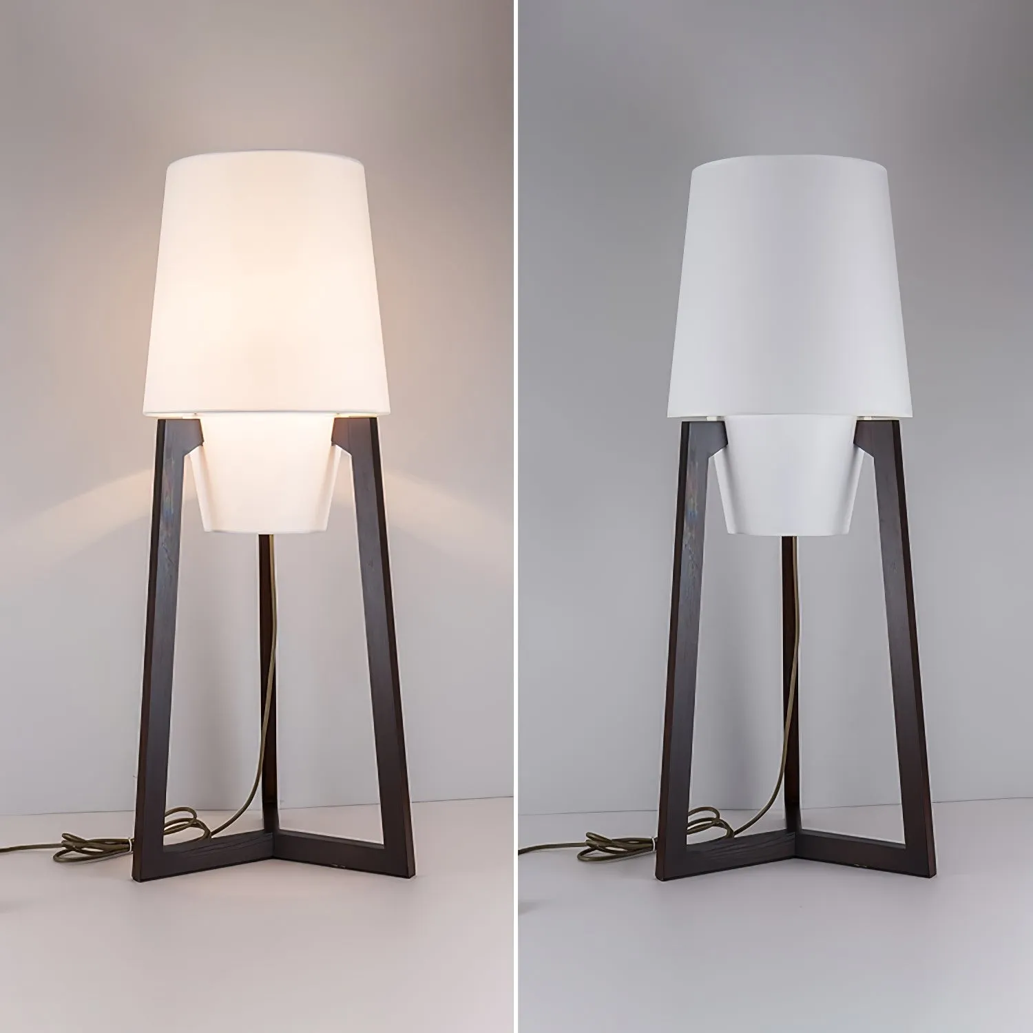 Modern Simple Chinese Style Solid Wood Floor Lamp M150