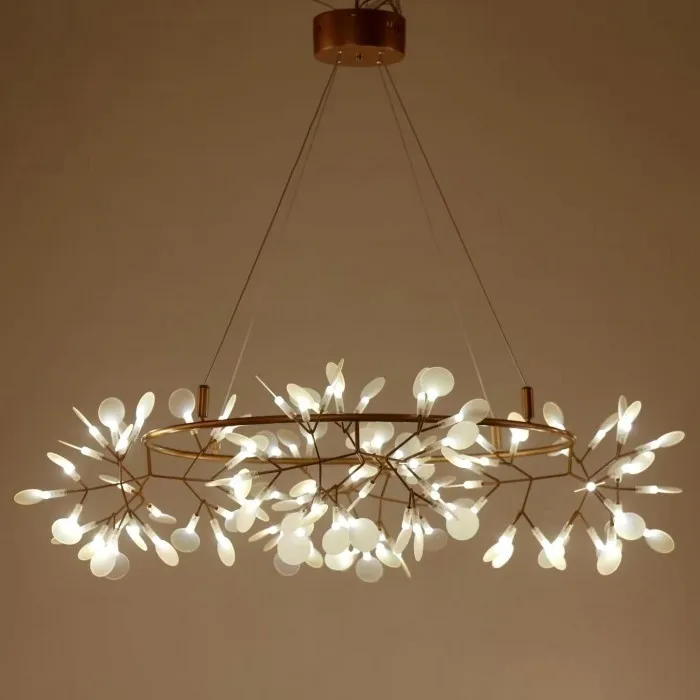 Scandinavian Branching LED Chandelier for Living Room