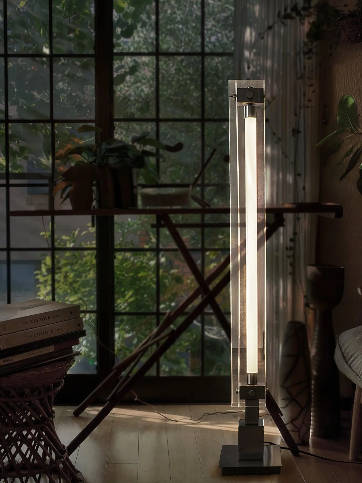 Industrial Style Minimalist Glass Floor Lamp S35