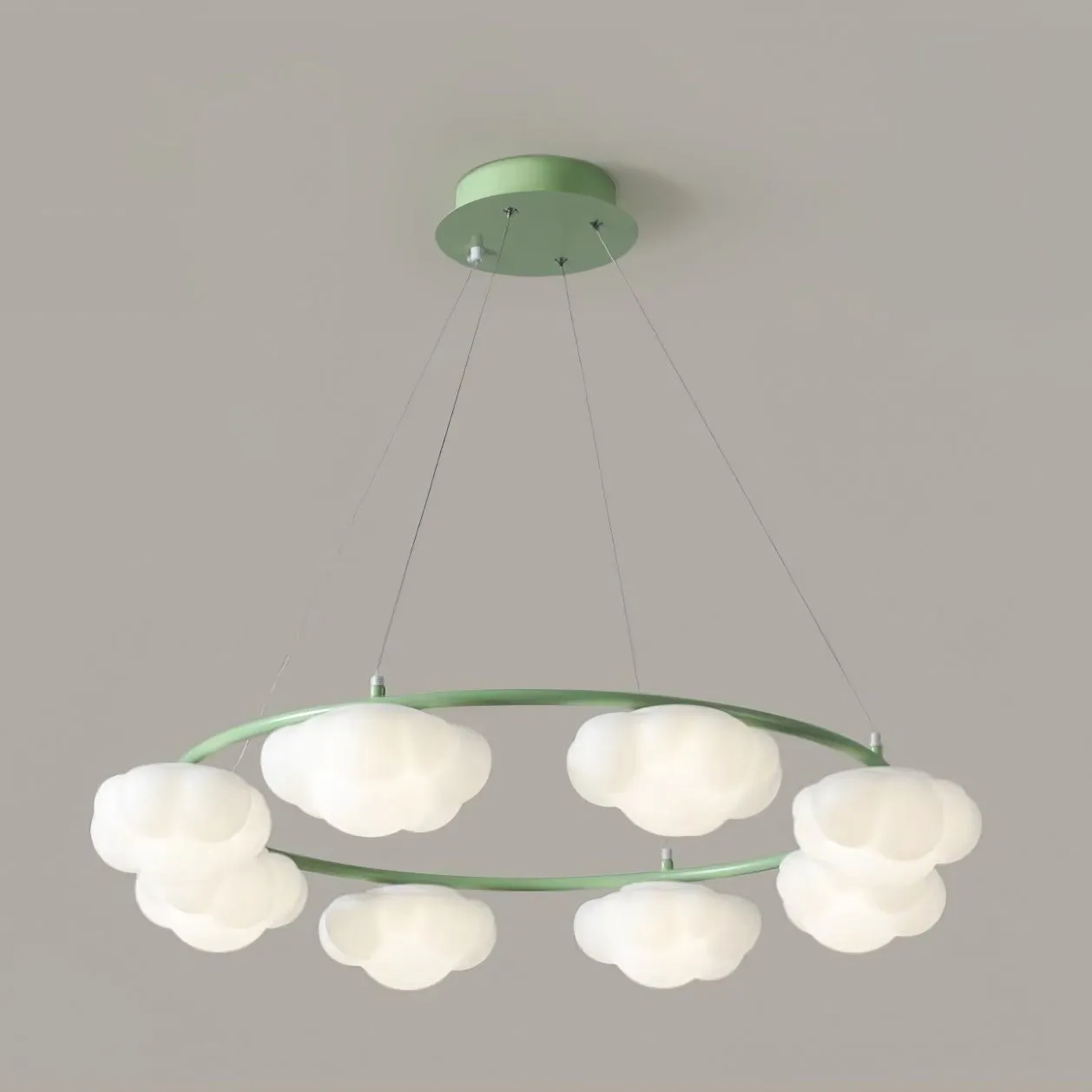 Cream Style Creative Personality Clouds Chandelier M322