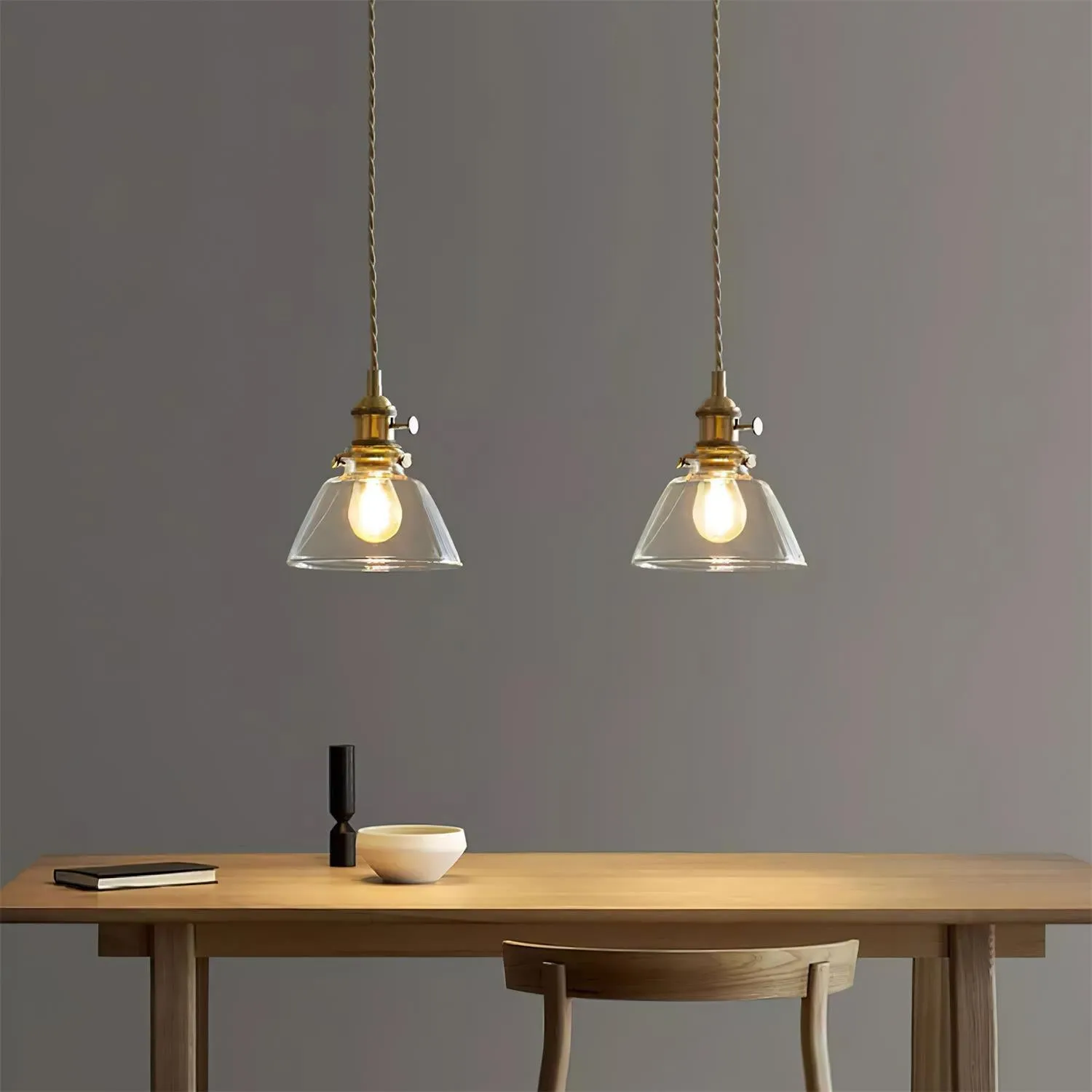 Jasmine Glass Pendant Lamp P025