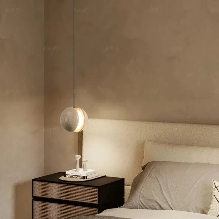 Travertine Lunar Chandelier D918