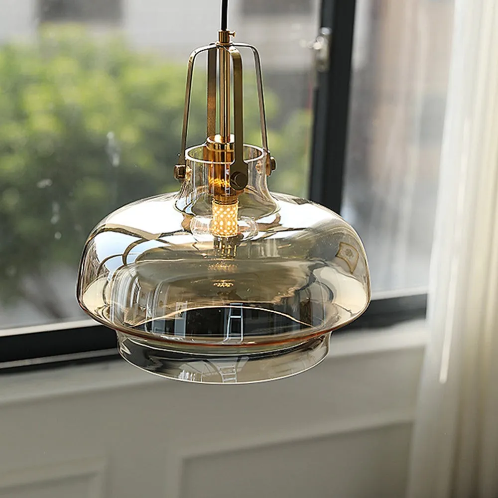 Modern Unique Shaped Fish Tank Glass Pendant Light T166