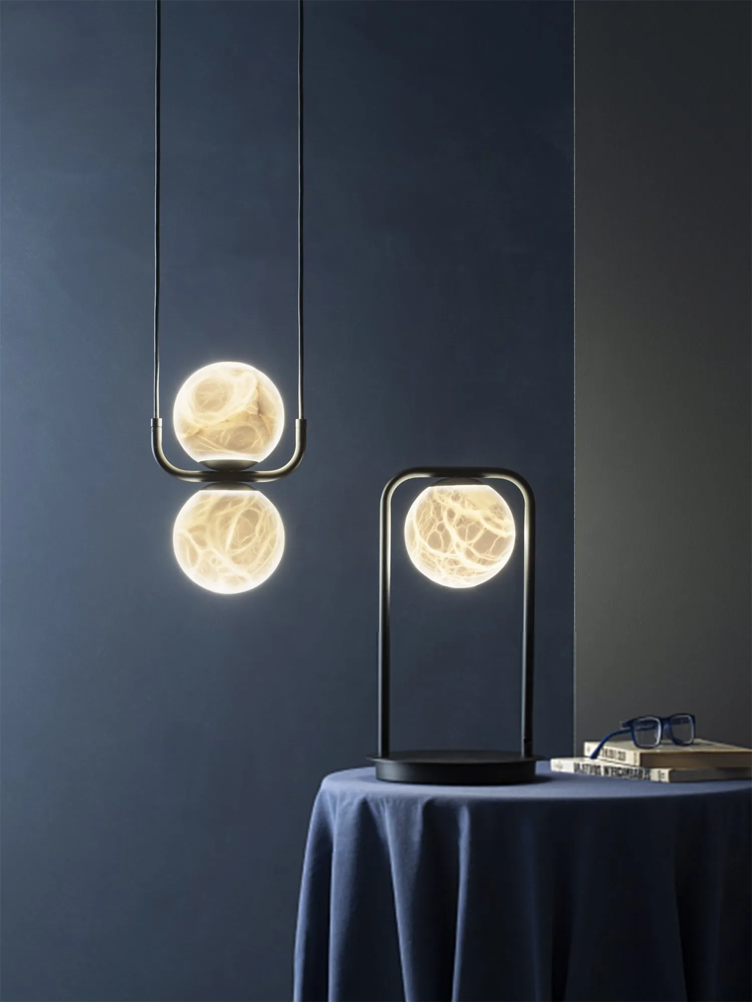 Tribeca Alabaster Table Lamp D457