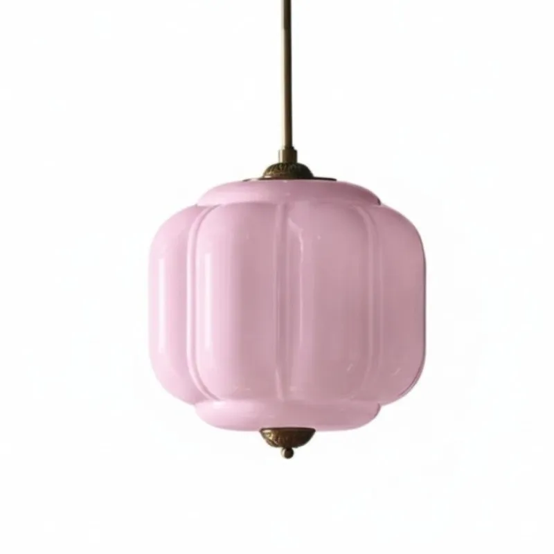 Vintage Cream Glass Pendant Light – Eloise Retro Chandelier S195
